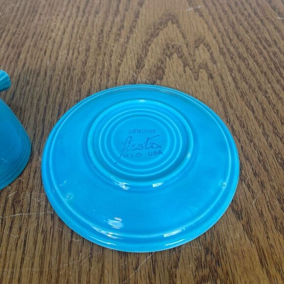 Fiesta Homer Laughlin Demitasse Cup with handle & saucervintage - Picture 3 of 10